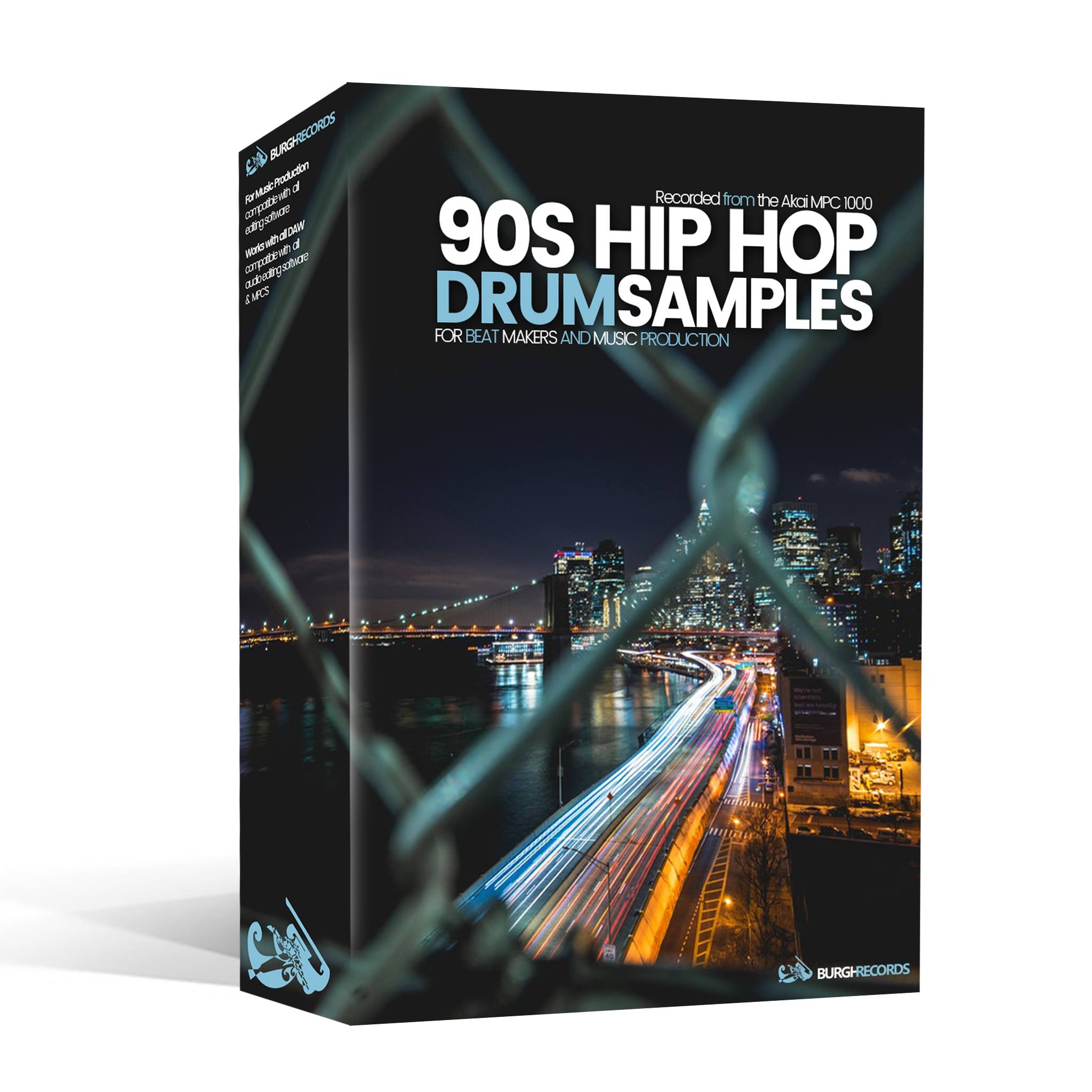 90s Hip Hop Drum Samples Drum Samples BurghRecords